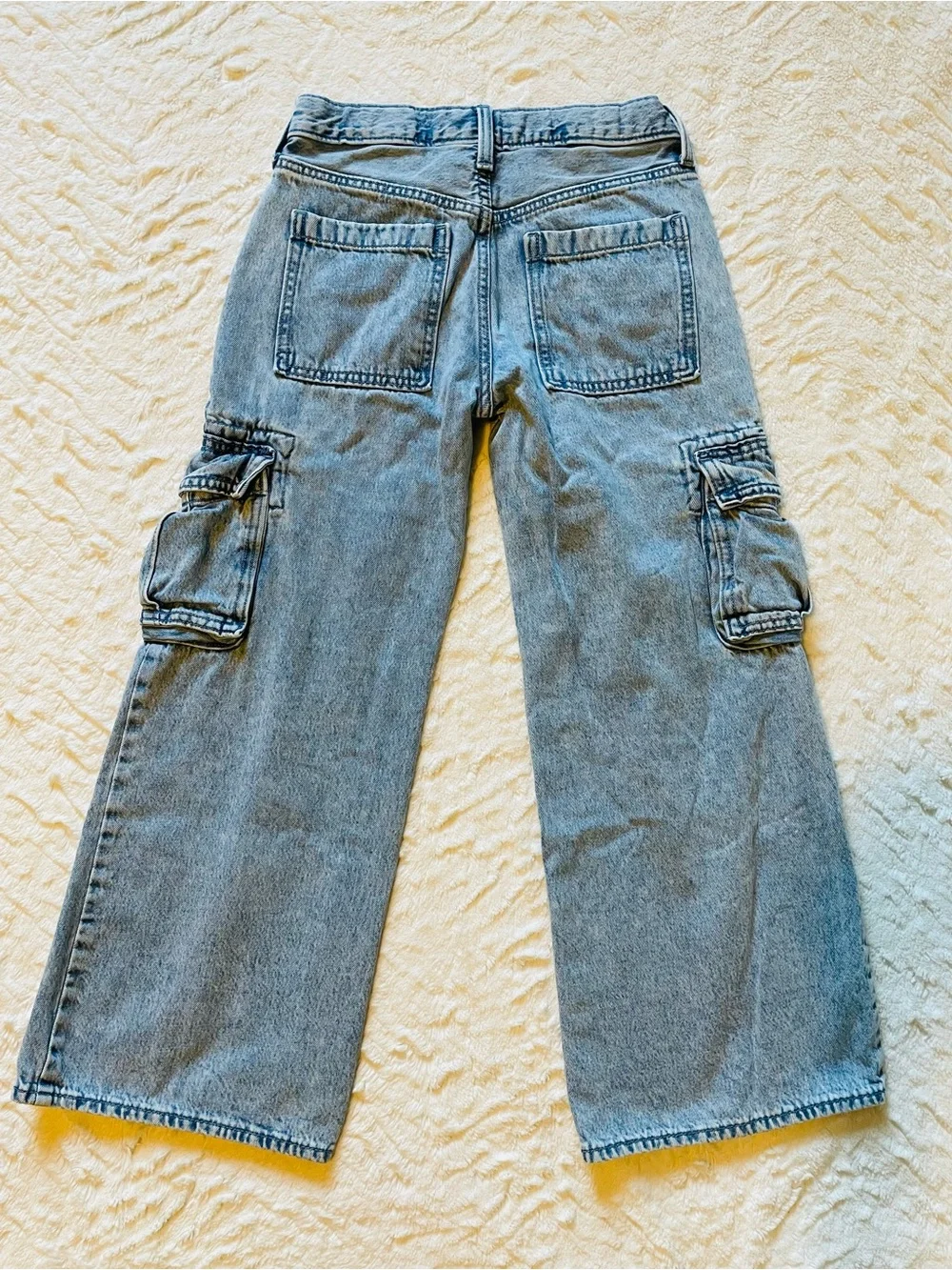 Girls Light Blue Denim Jeans - 3pair bundle